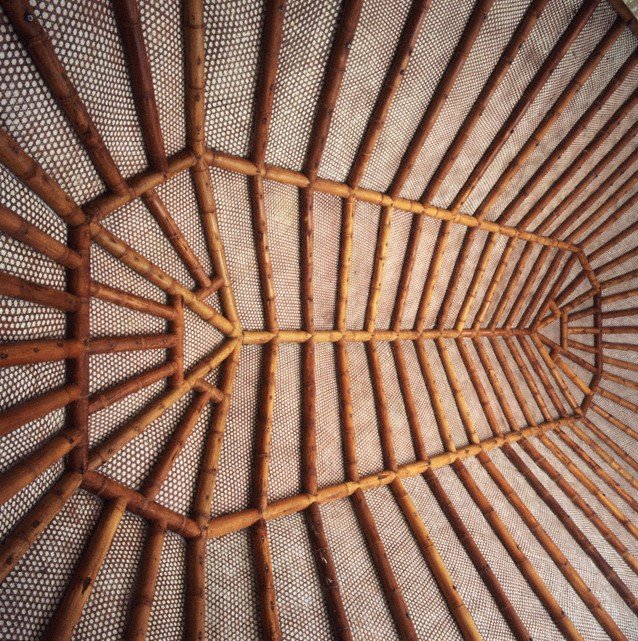 Diseño de cerchas y entramado de cubierta estructural en Guadua